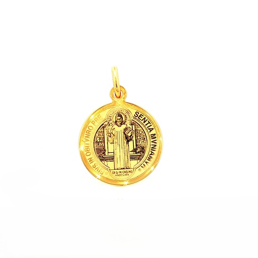 [GOLD508] DIJE SAN BENITO ORO AMARILLO