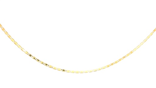 [VL025LUAMH502] CADENA VALENTINA ORO AMARILLO