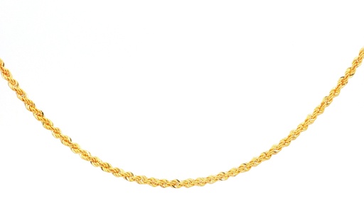 [040CV12601] CADENA FRANCISCANA ORO AMARILLO LASER