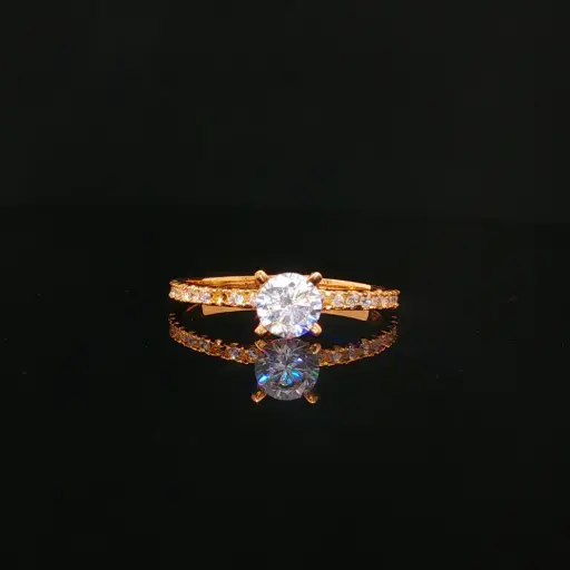 [CM638] ANILLO SOLITARIO CASTING ORO AMARILLO