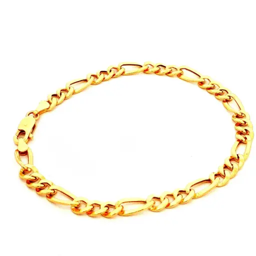 [HVX645120] PULSERA FIGARO ORO AMARILLO