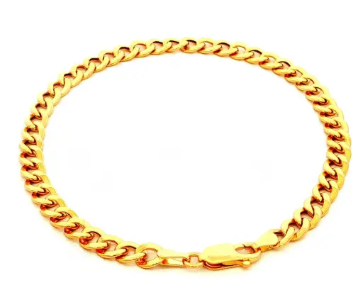 [GOLD525] PULSERA GRUMETA ORO AMARILLO