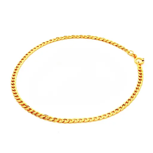 [GOLD526] PULSERA GRUMETA ORO AMARILLO
